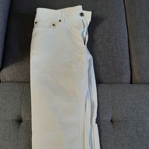 Chaps custom fit white pants